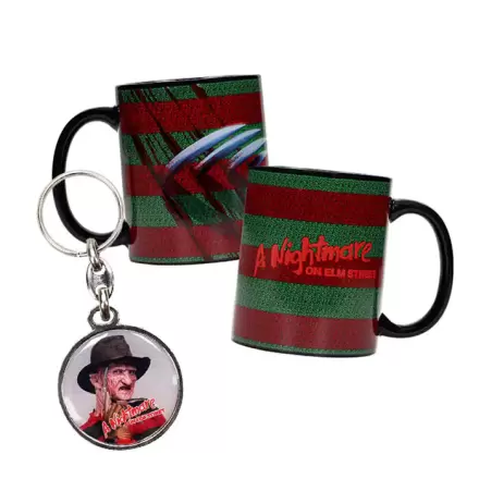 A Nightmare on Elm Street Šalica i metalni privjesak za ključeve fotografija proizvoda