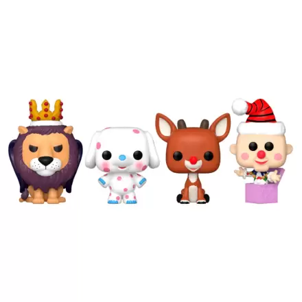 Rudolph Holiday 2024 Džepni Funko POP! Vinilni Privjesci za Ključeve 4-Pack Tree Holiday Kutija 4 cm termékfotója