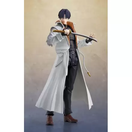 Rurouni Kenshin: Meiji Swordsman Romantic Story S.H. Figuarts akcijska figura Aoshi Shinomori 17 cm termékfotója