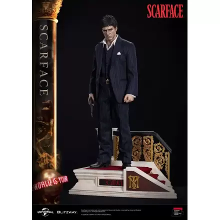 Scarface Vrhunska Skulptura Razmjera 1/4 Tony Montana 53 cm termékfotója