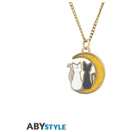 Sailor Moon Mačke na Mjesecu ogrlica s privjeskom fotografija proizvoda
