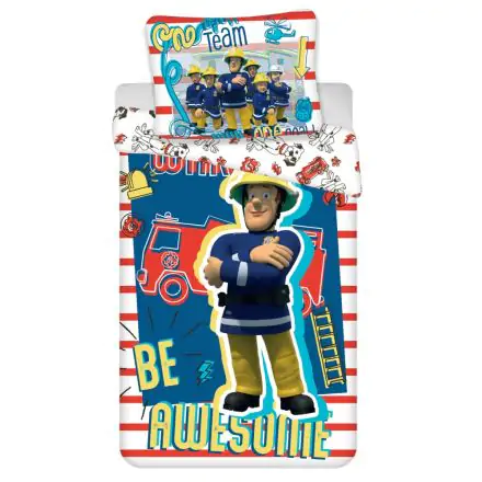 Fireman Sam navlaka za poplun 140x200cm, 70x90cm fotografija proizvoda
