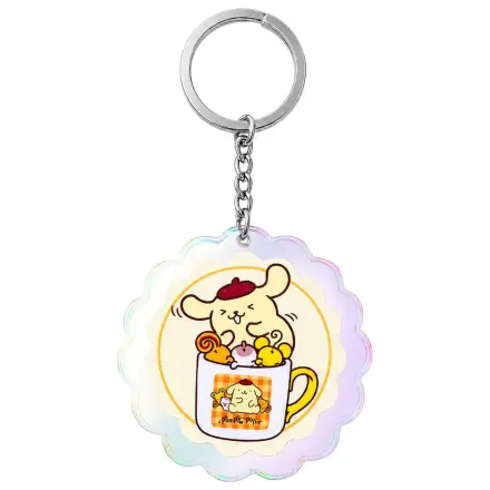 Sanrio Akrilni Privjesak za ključeve Pompompurin 30. godišnjica Squishy Slatki Purin 01 fotografija proizvoda