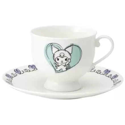Sanrio Bone China šalica i tanjur Set Kuromi fotografija proizvoda