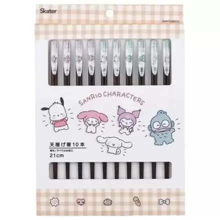 Sanrio štapići za jelo paket od 10 komada Characters fotografija proizvoda