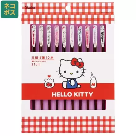Sanrio štapići za jelo 10-Pack Hello Kitty fotografija proizvoda