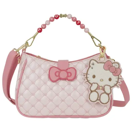 Sanrio by Loungefly torba preko tijela s ručkom od perlica i ukrasom za torbu Hello Kitty Quilted fotografija proizvoda