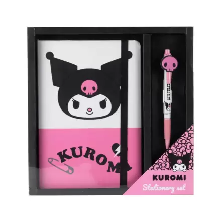 Sanrio bilježnica s kemijskom olovkom poklon set Kuromi fotografija proizvoda