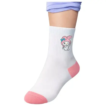 Sanrio čarape My Melody Cosmetic duge 36-40 fotografija proizvoda