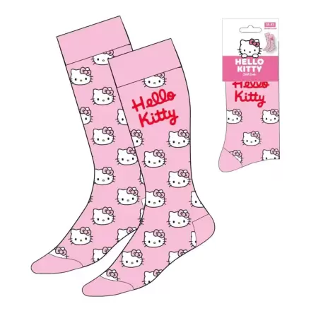 Sanrio Čarape Hello Kitty Face Pink 36-43 fotografija proizvoda