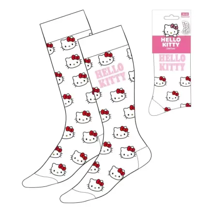 Sanrio Čarape Hello Kitty Face White 36-43 fotografija proizvoda