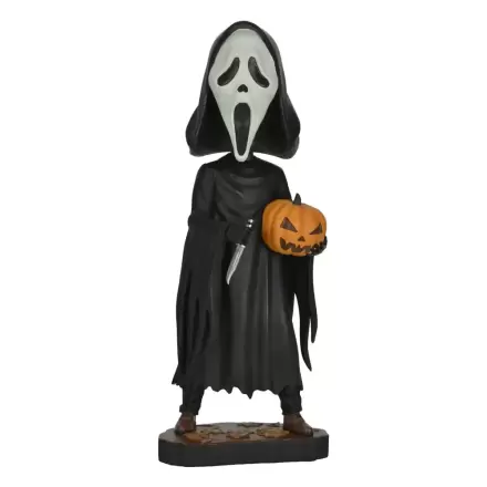 Scream Head Knocker figura s klimajućom glatkom Ghost Face s bundevom 20 cm fotografija proizvoda
