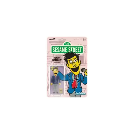 Sesame Street ReAction akcijska figura Wave 02 Guy Smiley (s kruhom) 10 cm termékfotója