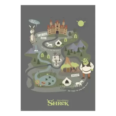 Shrek Art Print Putovanje u Far Far Away Limited Edition 42 x 30 cm termékfotója