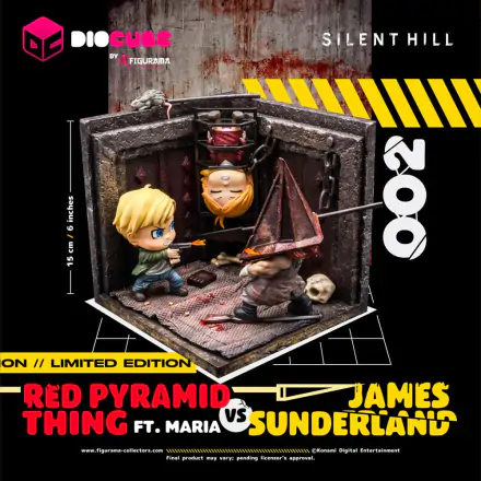 Silent Hill DioCube PVC diorama Silent Hill 2 Red Pyramid Thing protiv Jamesa Sunderlanda Ft. Maria 15 cm termékfotója