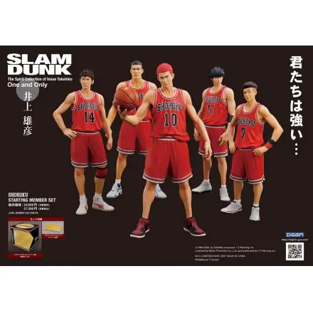 Slam Dunk Scale PVC statue 5-Pack Shohoku Starting Member Set 15 - 17 cm fotografija proizvoda