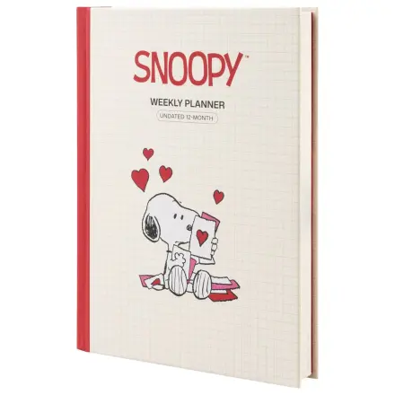 Snoopy A5 nedatirani tjedni planer fotografija proizvoda