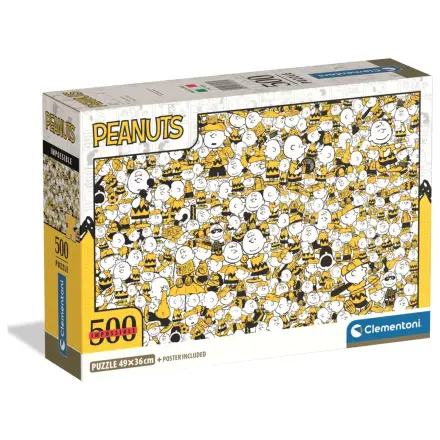 Snoopy Crowd Chaos 500 Komada Kompaktna Puzzle fotografija proizvoda