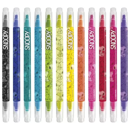 Snoopy Peanuts set od 12 gumica markera fotografija proizvoda
