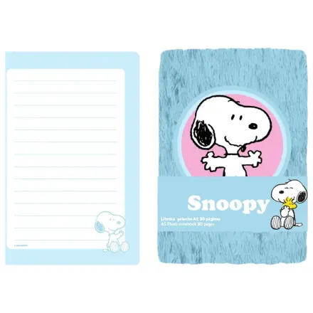 Snoopy Peanuts A5 plišana bilježnica fotografija proizvoda