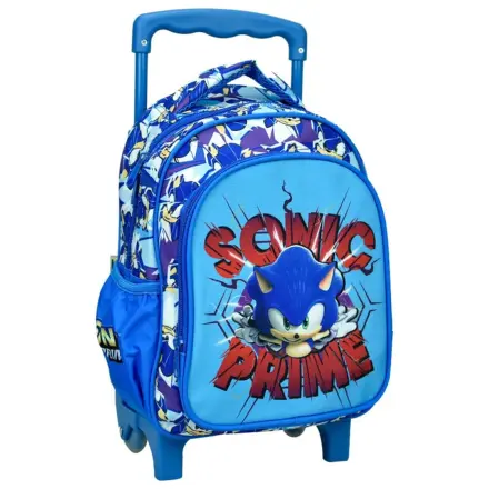 Sonic Prime kotrljajući predškolski ruksak, torba 30 cm fotografija proizvoda