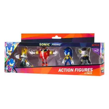 Sonic Prime akcijska figura 4-Pack S1 7 cm fotografija proizvoda
