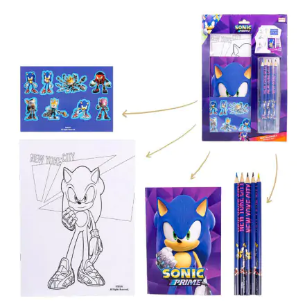 Sonic Prime bojanke set pribora za pisanje termékfotója