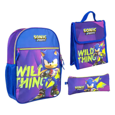 Sonic Prime ruksak + kutija za ručak + pernica 42 cm termékfotója