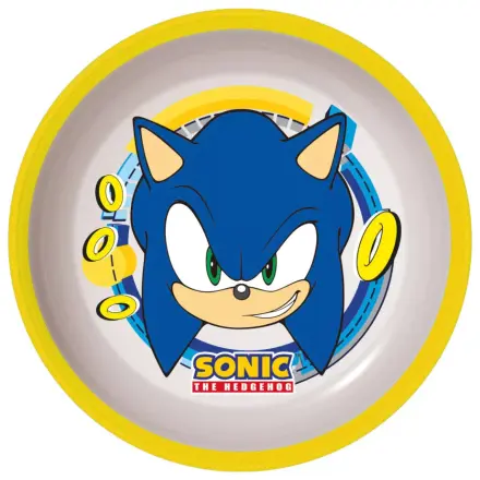 Sonic Rings neklizajuća mikro duboka zdjelica/tanjur fotografija proizvoda