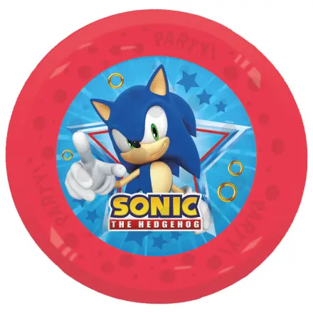 Sonic the Hedgehog Sega micro premium plastični ravni tanjur set od 4 komada 21 cm fotografija proizvoda