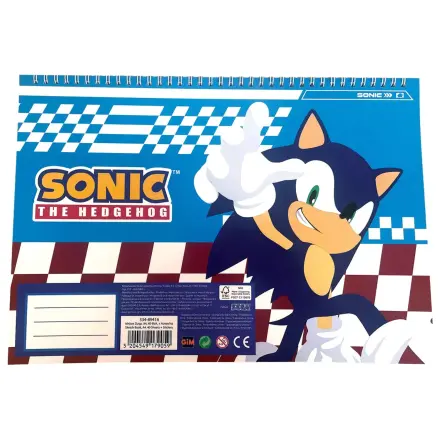 Sonic Speedy A/4 Spiralni Blok za Skiciranje s 40 Naljepnica fotografija proizvoda