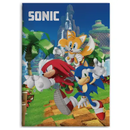 Sonic Speedy Dreams deka od flisa fotografija proizvoda