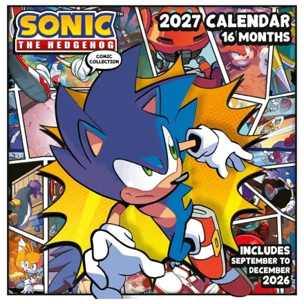 Sonic the Hedgehog (2027) zidni kalendar fotografija proizvoda