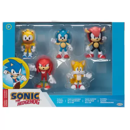 Sonic the Hedgehog paket 5 figura 6 cm termékfotója