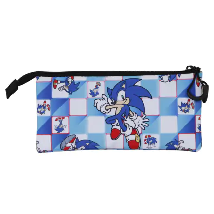 Sonic The Hedgehog Blue Lay trostruka pernica termékfotója