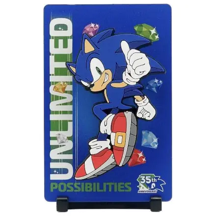 Sonic The Hedgehog FiGGYZ Magnet Kolekcionarski OGz Sonic 35. godišnjica 9 cm fotografija proizvoda