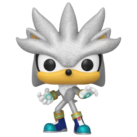 Sonic The Hedgehog Funko POP! Games Vinilna figura Silver The Hedgehog (FL) 9 cm fotografija proizvoda