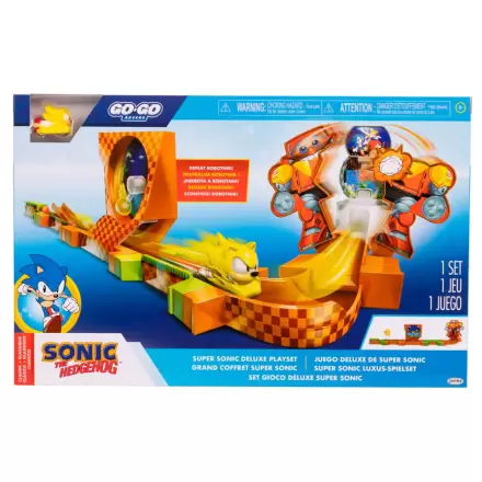 Sonic - The Hedgehog Go Go Racers Mini Figura Set za igru Rampe za lansiranje Deluxe termékfotója