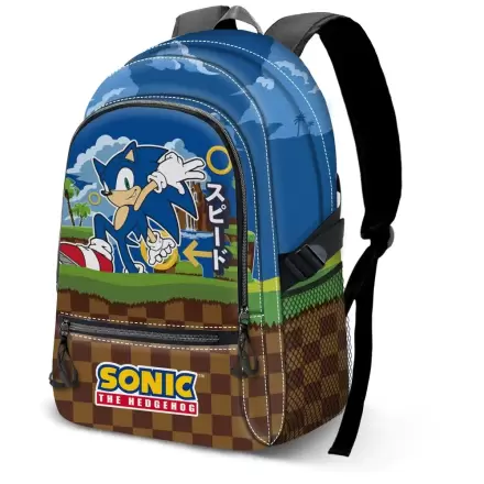 Sonic the Hedgehog Greenhill prilagodljivi ruksak 44 cm termékfotója