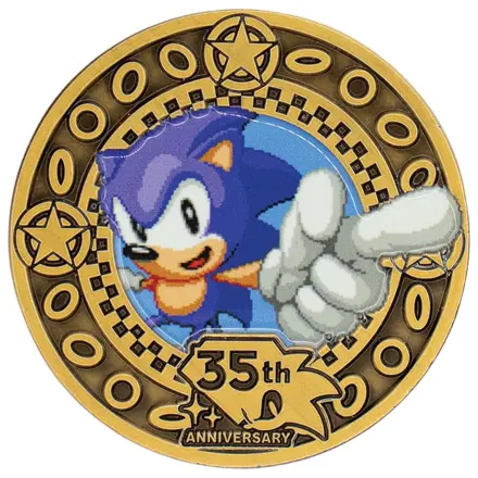 Sonic the Hedgehog Kolekcionarski novčić 35. godišnjica ograničeno izdanje fotografija proizvoda