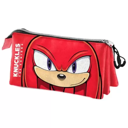 Sonic the Hedgehog Knuckles trostruka pernica termékfotója