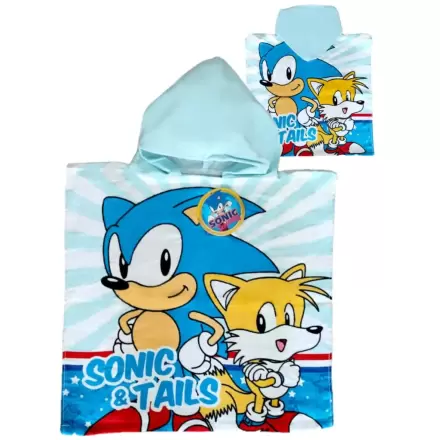 Sonic The Hedgehog pamučni pončo ručnik termékfotója