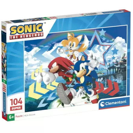 Sonic the Hedgehog puzzle 104 komada termékfotója