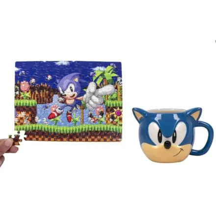 Sonic the Hedgehog šalica & Puzzle Set Sonic termékfotója