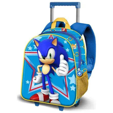 Sonic the Hedgehog Star 3D torba na kotačiće 31 cm fotografija proizvoda