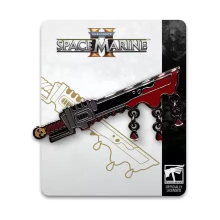 Space Marine 2 Značka s pribadačom Chainsword 5 cm fotografija proizvoda