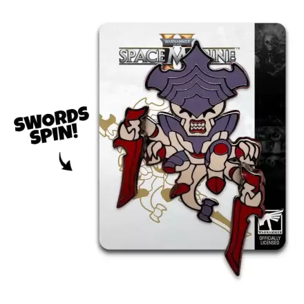 Space Marine 2 Pin značka Tyranid Warrior 5 cm fotografija proizvoda