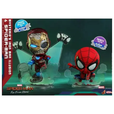 Spider-Man Cosbaby Wave 3 Mysterio's Iron Man Illusion & Spider fotografija proizvoda