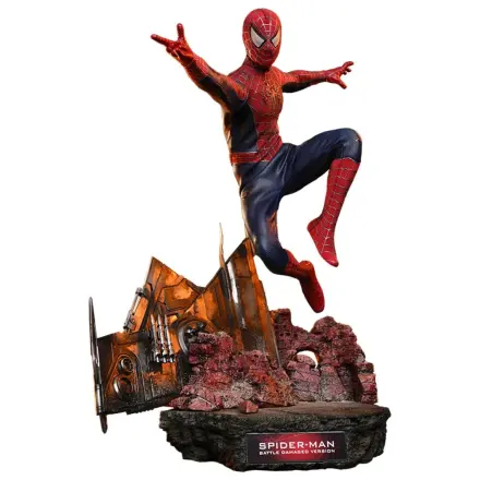 Spider-Man Movie Masterpiece akcijska figura 1/6 Spider-Man (Battle Damaged Version) 30 cm fotografija proizvoda