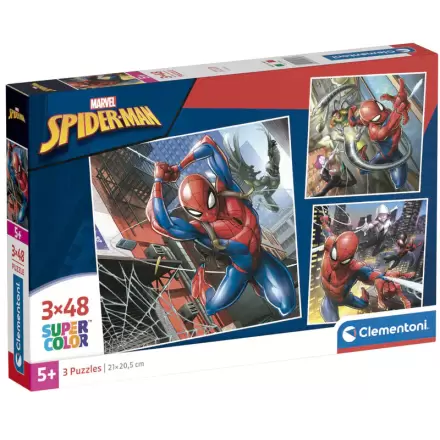 Marvel Spiderman puzzle 3x48 komada termékfotója